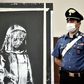 The stolen artwork by Banksy was found in Italy earlier this month