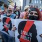 Around two thousand people marched in Warsaw on Friday to protest the government's withdrawal plan