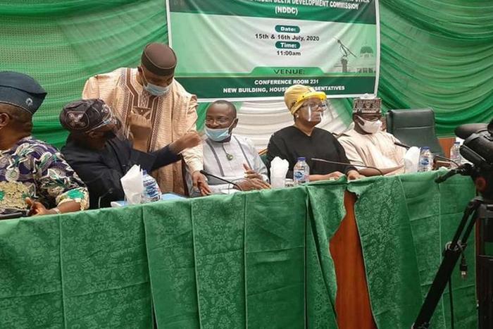 The panel investigating the corruption activities in the NDDC (TVC)