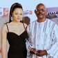 Nadia Buari with father Sidiku Buari