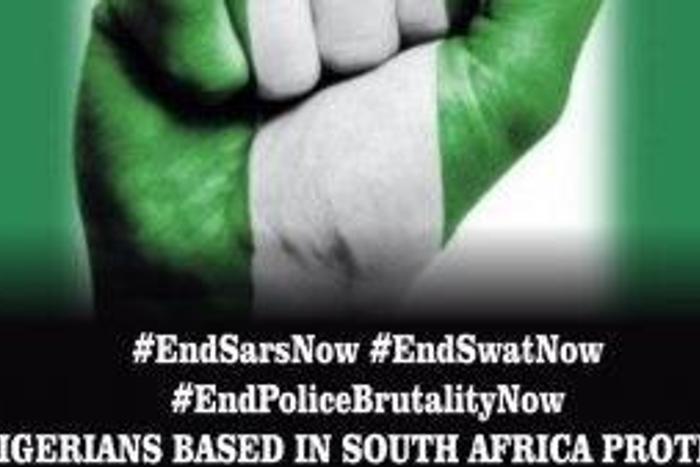 Nigerians in South Africa to march in solidarity with youths on #EndSARS. [NAN]