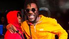 Burna Boy and Wizkid at his “Outside” album listening party in London.