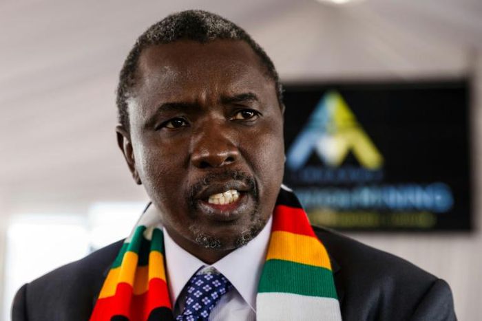 Leading Zimbabwean businessman Kudakwashe Tagwirei, seen on a July 2018 visit to South Africa, has been hit by sanctions by the United States