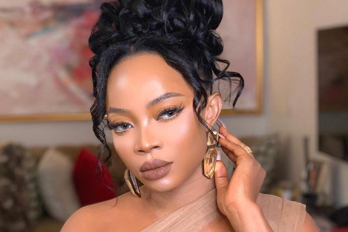 Toke Makinwa says she's in the recovery phase [Instagram/TokeMakinwa]