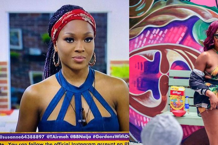 Vee and Erica 's relationship was on shaky grounds prior to Sunday's disqualification [Instagram/@veeiye  /Africa Magic]