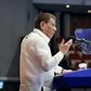 President Rodrigo Duterte delivering his annual State of the Nation Address to congress in Manila in a picture provided by the Philippines' Presidential Photo Division
