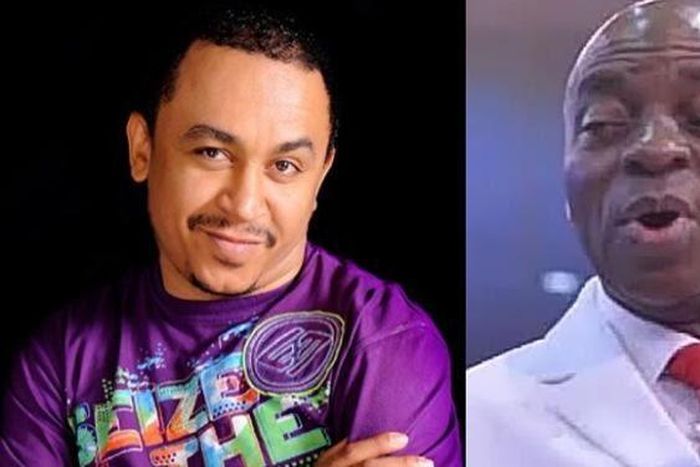 Daddy Freeze apologises to Bishop David Oyedepo. (AN24)