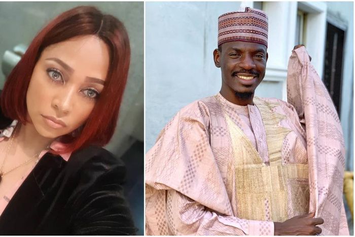 Lola Omotayo-Okoye who is a renowned public relations specialist ad wife of music star, Peter Okoye, had released a video insisting that Nigerians need to know the whereabout of the chief of staff. [Instagram/LolaOmotayoOkoye] [Instagram/BashirAhmad]