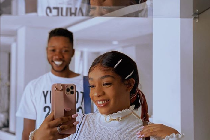 Fauzia Obi with husband, Jonathan [Instagram-@zyzyray]