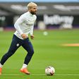 Manchester City striker Sergio Aguero injured his hamstring against West Ham