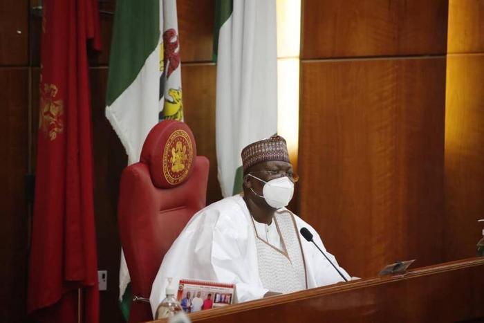 President of the Senate, Ahmad lawan. [Twitter/@DrAhmadLawan]