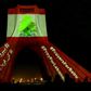 Iran's Azadi (Freedom) Tower is lit up with the Lebanese flag