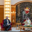US Secretary of State Mike Pompeo (L) meeting with Bahrain's King Hamad bin Isa Al-Khalifa in the capital Manama