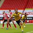 Arsenal midfielder Dani Ceballos celebrates the winner at Sheffield United