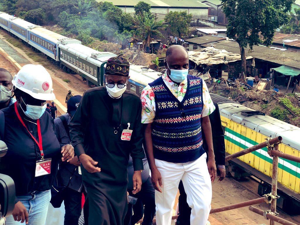Amaechi, Lai Mohammed inspect Lagos-Ibadan rail project