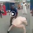 Two grown ‘gentlemen’ fight in the middle of the street over woman (video)