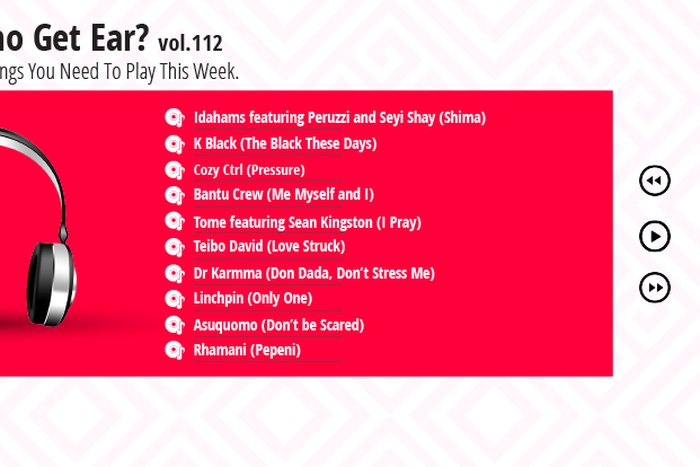 Who Get Ear Vol. 112: Here are the 10 songs you need to play this week. (Pulse Nigeria)