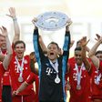 Bayern Munich's Manuel Neuer recorded 15 clean sheets on the way to last season's Bundesliga title