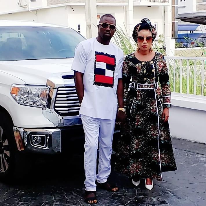 Lizzy Anjorin and her hubby, Lawal Lateef tied the knot back in July [Instagram/LizzyAnjorinOriginal]