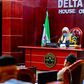 Delta Gov Okowa presents budget before the House on Tuesday, October 27, 2020 (Delta State press corps)