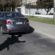 Soldiers stop cars at a checkpoint in Santiago, amid mandatory total quarantine due to the new coronavirus pandemic