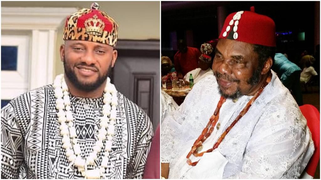For many, they wondered how he was able to approach Pete Edochie, a highly respected and fierce-looking man. [Instagram/YulEdochie] [Instagram/PeteEdochie]