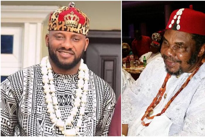For many, they wondered how he was able to approach Pete Edochie, a highly respected and fierce-looking man. [Instagram/YulEdochie] [Instagram/PeteEdochie]
