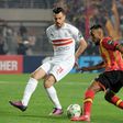 Mahmoud Hamdy (L) scored the goal that ensured Zamalek finished second behind Al Ahly in the Egyptian Premier League