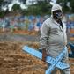 Ulisses Xavier, pictured on May 8, 2020, has worked for 16 years at the Our Lady of Aparecida cemetery in Manaus, Brazil