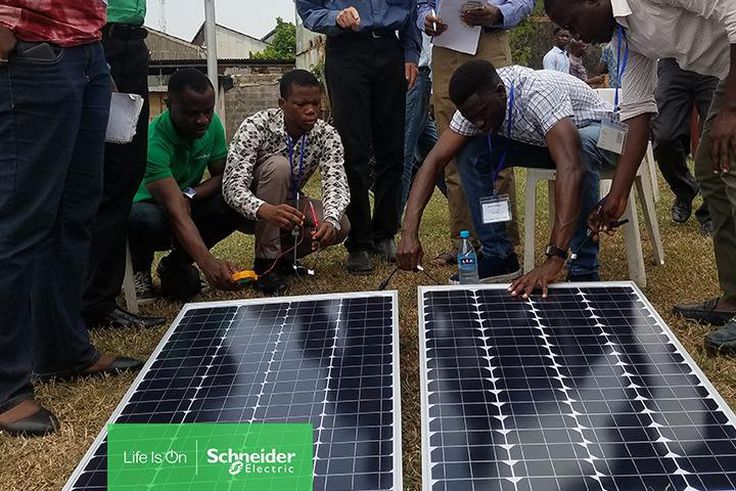 Schneider Electric GIZ ToT outdoor practical