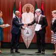President Muhammadu Buhari presided over Signing of Implementation Agreement for the Nigeria Electrification Roadmap NER), a partnership beween the Nigerian & German Govts & Siemens AG of Germany, to upgrade Nigeria’s Power Transmission & Distribution ...