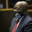 Masked: Zuma at Tuesday's hearing