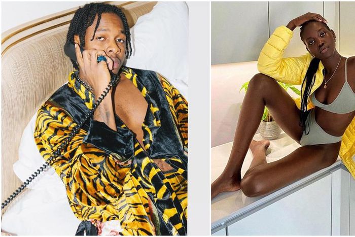 The couple sparked off relationship rumours about a month ago after a video of the two all loved up made its way to social media. [Instagram/AdutAkech] [Instagram/Runtown]