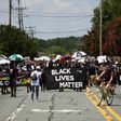 The UN Human Rights Committee said that "worldwide protests in support of Black Lives Matter," such as this one in Graham, North Carolina on July 11, 2020, have underscored the importance of the right to peaceful assembly