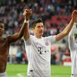 Defender David Alaba (L) and midfielder Thiago Alcantara (R) are both stalling over contract extensions at Bayern Munich.