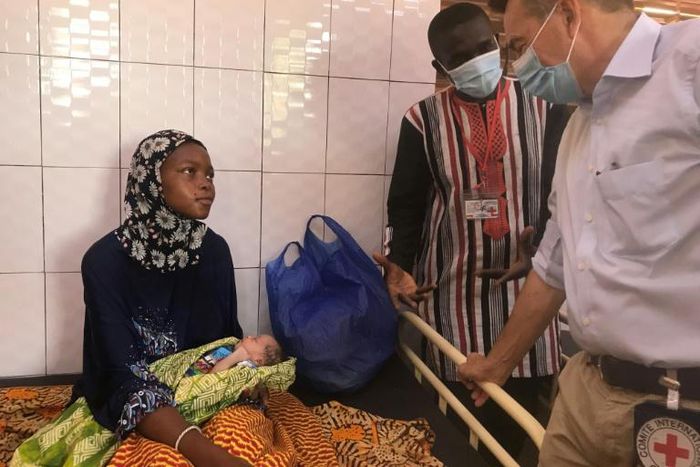 International Red Cross (ICRC) president Peter Maurer visited the Kaya centre in northern Burkina Faso over the weekend