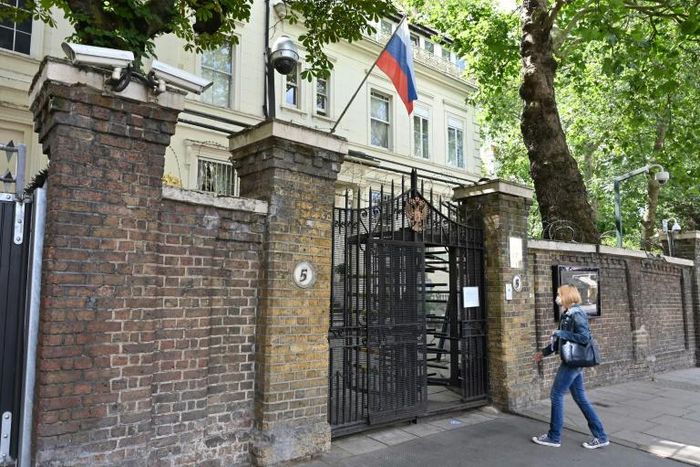 The Russian consulate in London