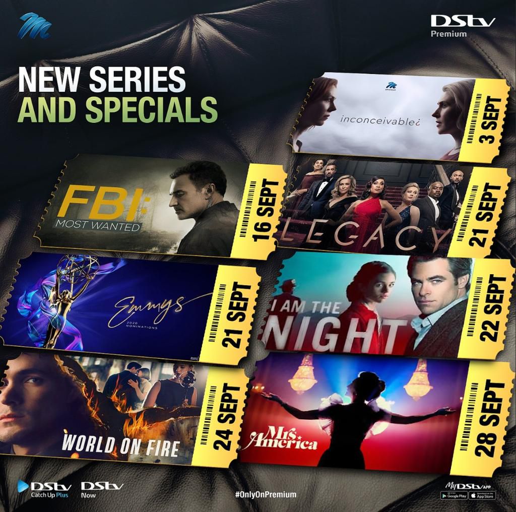 New series to look out for this September on DStv Premium
