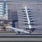 Most of Cathay's passenger planes lie unused on Hong Kong airport's tarmac during the pandemic