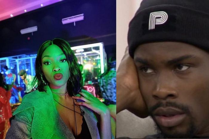 Lockdown lovebirds Neo and Vee [Instagram/@veeiye @neo_akpofure]