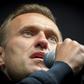 Russian opposition leader Alexei Navalny, who fell suddenly ill on a flight in a suspected poisoning, speaks at a rally in Moscow in September 2019