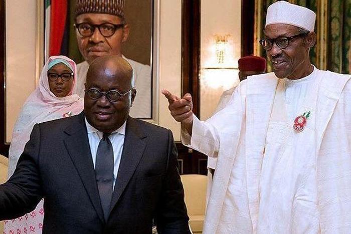President Muhammadu Buhari meets with Ghana’s President, Nana Akufo-Addo.