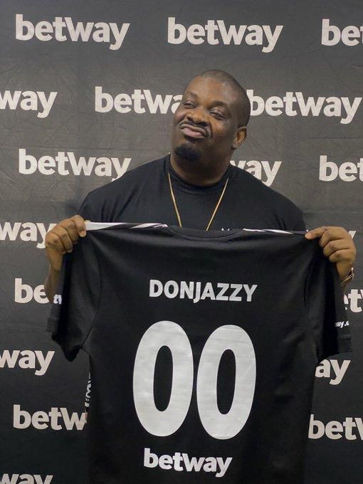 Don Jazzy; Superstar producer during the Betway BBNaija Ambassador’s signing ceremony yesterday.