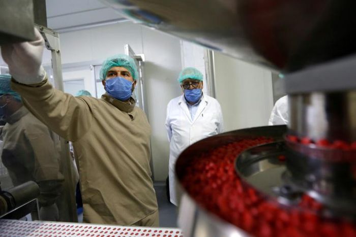 Faysal's factory is one of several authorised to manufacture the drug in Syria