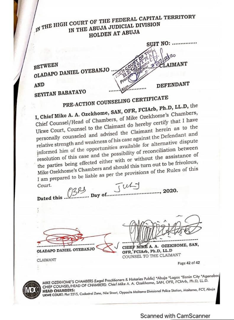 D'banj sues Setiyan Babatayo for N1.5B [LindaIkeji]