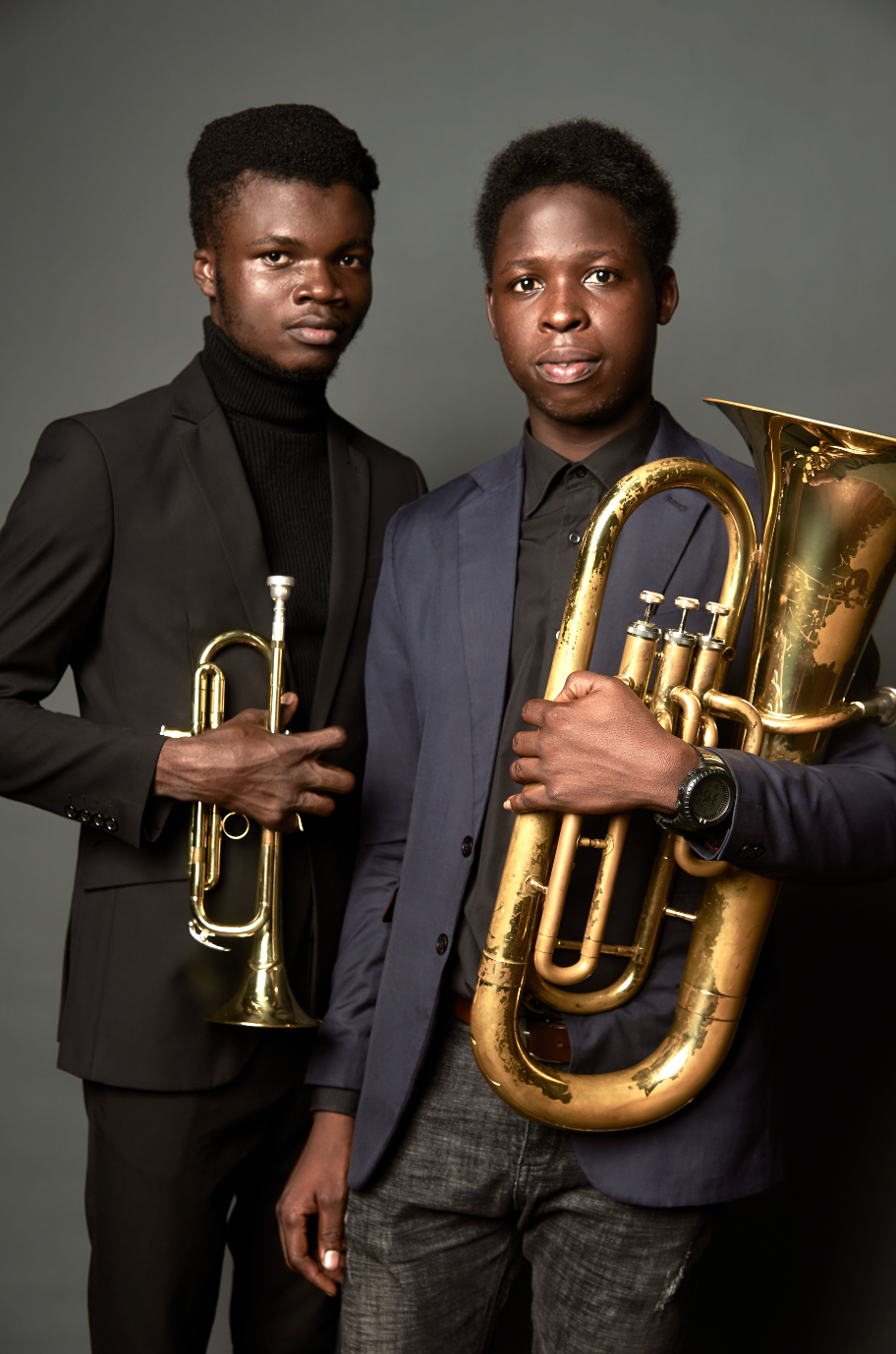 Olatoye Abiola Babatunde (trumpet) and Idowu Seun Immanuel (euphonium), MTN MUSON Scholars will perform at the Evening with MUSON Stars on Monday, August 24, 2020.