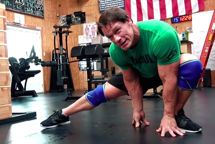 This Is How John Cena Warms Up Before a Workout