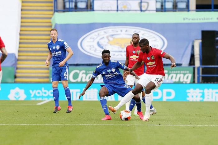 Wilfred Ndidi and Paul Pogba (Leicester City)