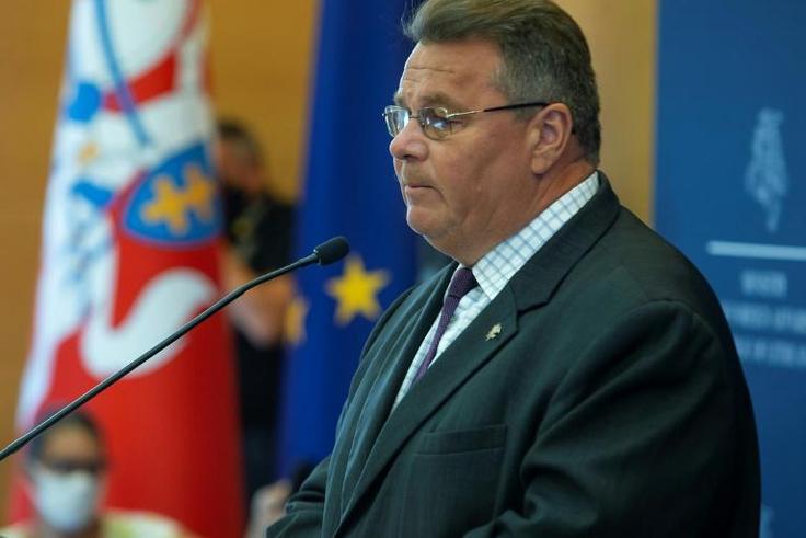 Lithuanian Foreign Minister Linas Linkevicius said  Belarusian presidential challenger Svetlana Tikhanovskaya was in "good spirits" and would speak "in the near future"