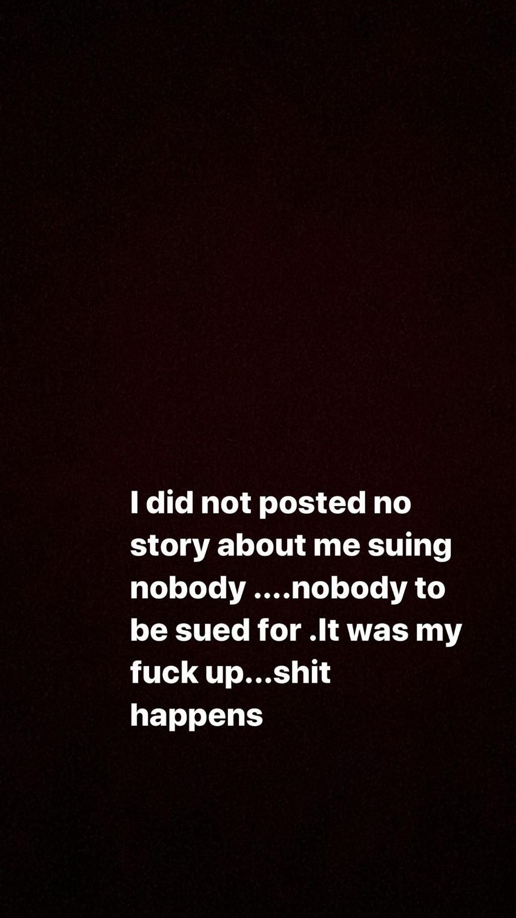 Cardi B also debunked the rumours that she was going to sue someone over the leaked photos insisting that it was her error. [Instagram/IAmCardiB]